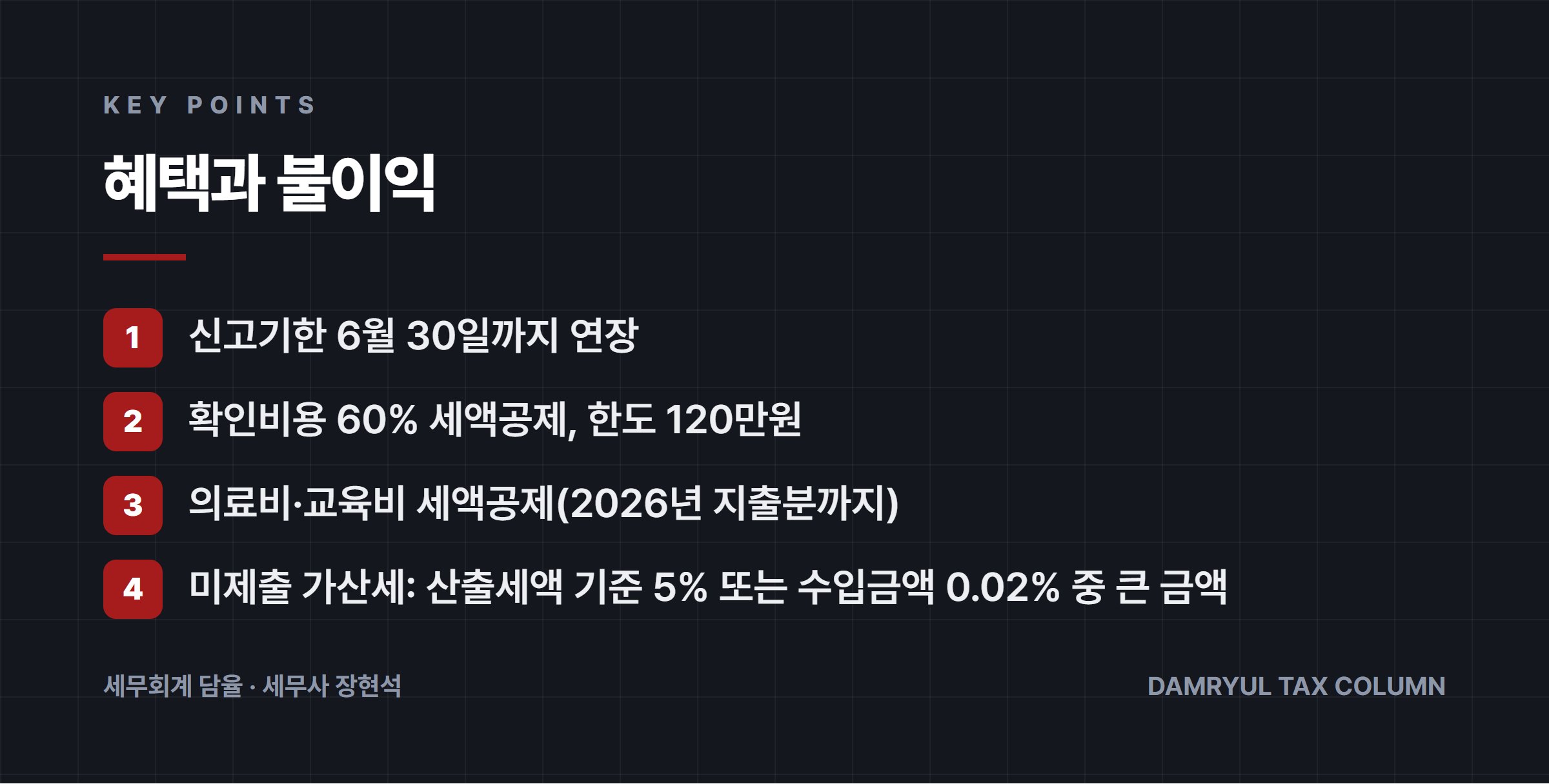 혜택과 불이익