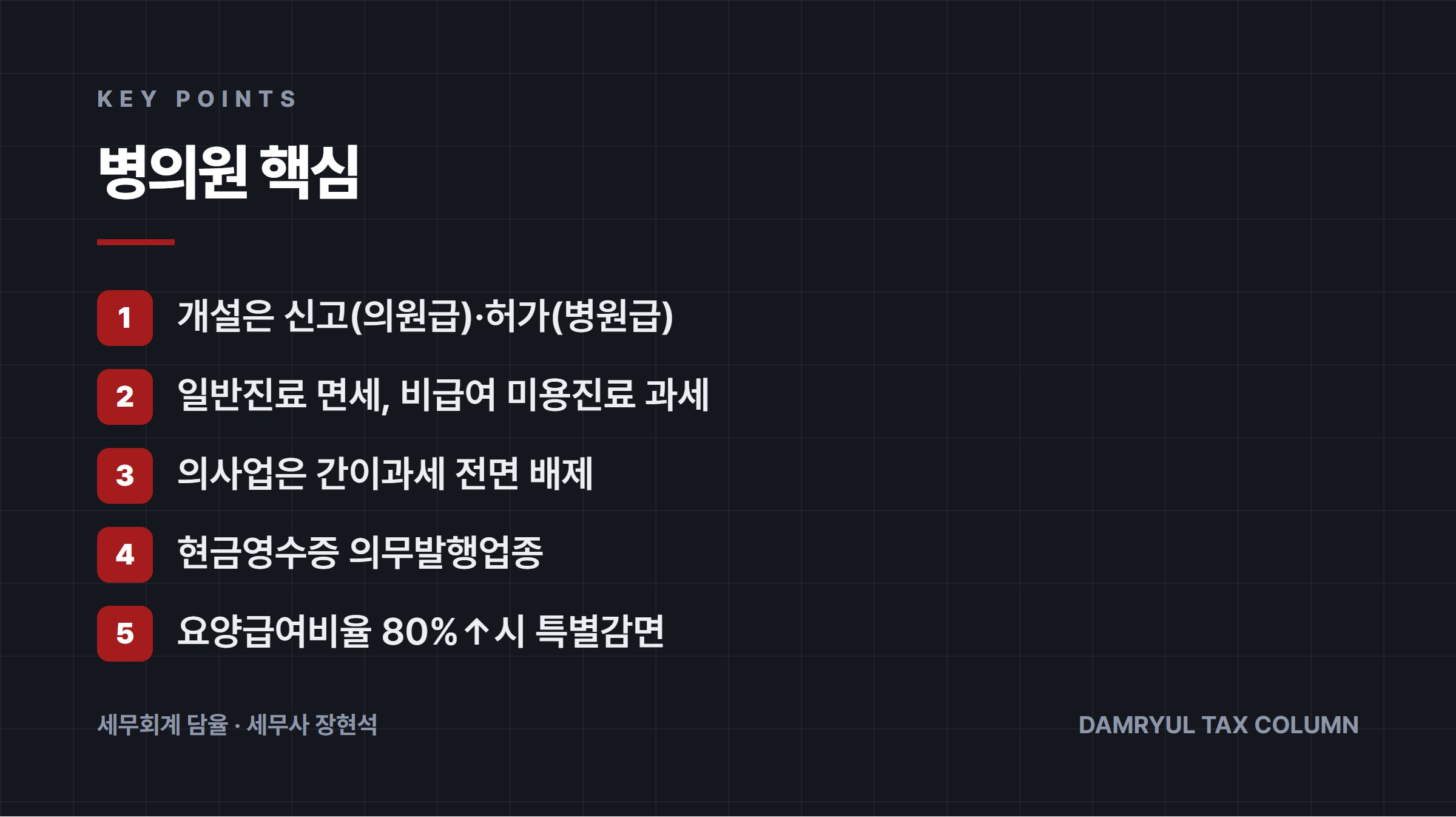 병의원 핵심