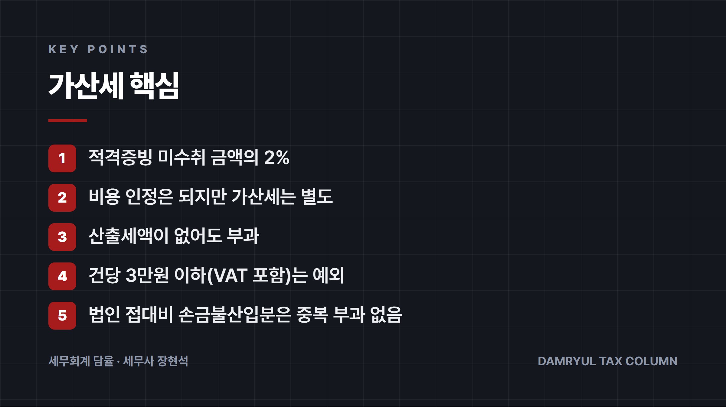가산세 핵심