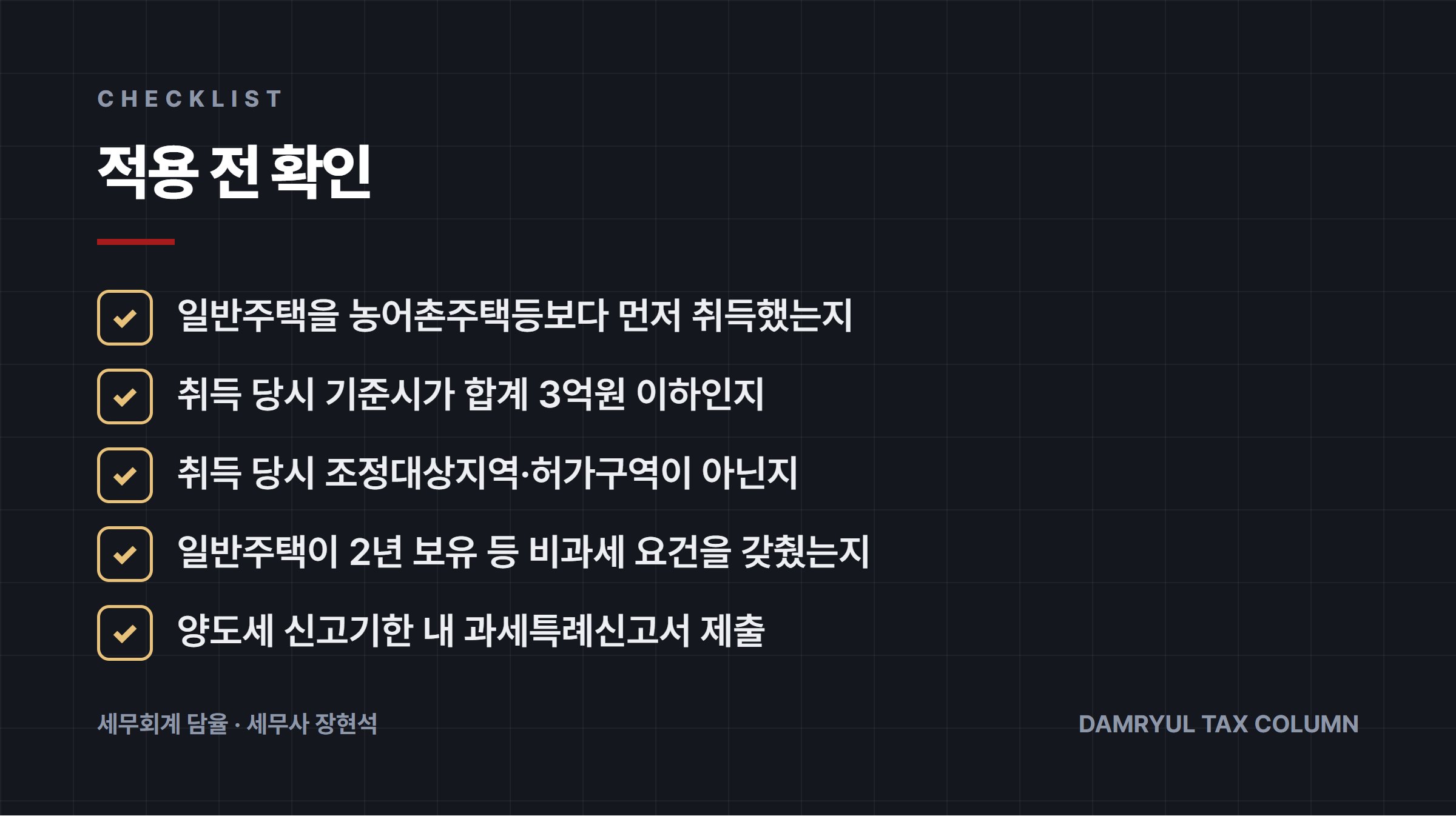 적용 전 확인